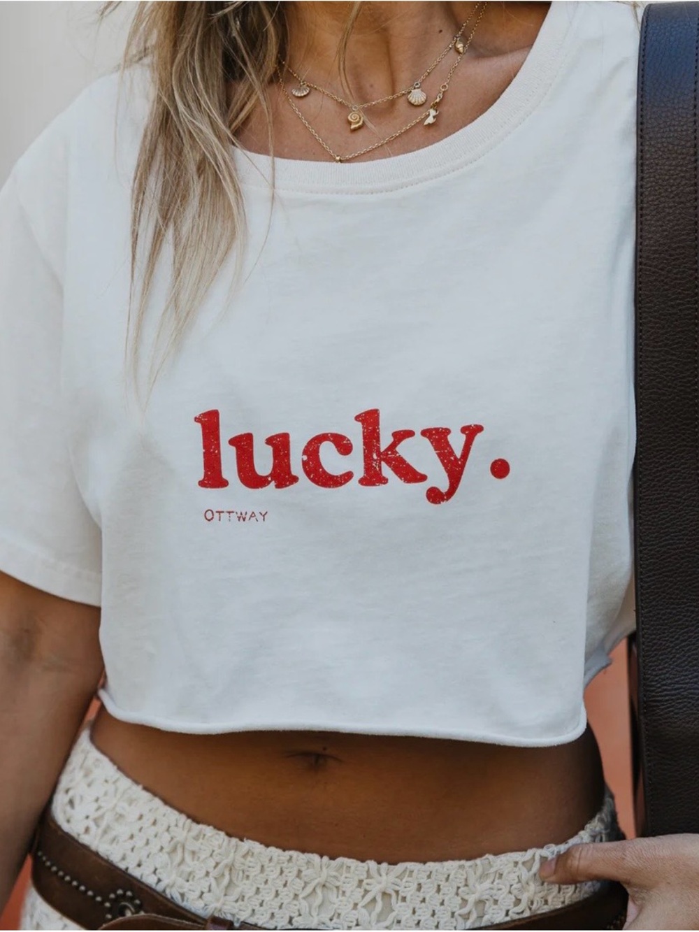 Lucky Cropped Tee